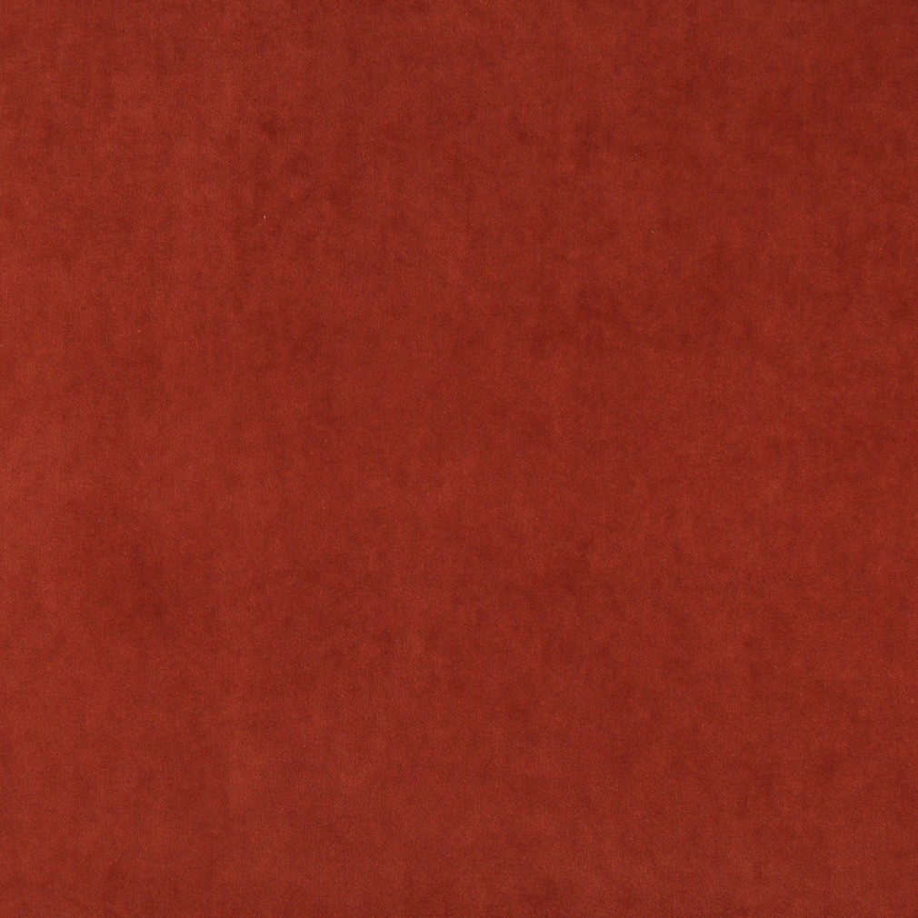Rust Red Authentic Cotton Velvet Upholstery Fabric By The Yard 1