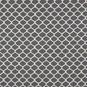 A0008B Cadet Blue And Off White Modern Geometric Upholstery Fabric By The Yard
