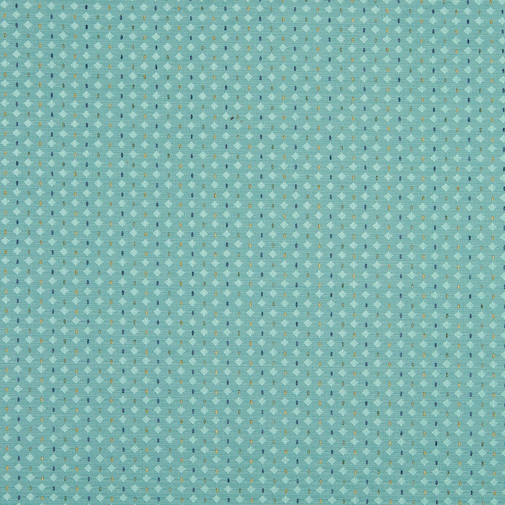 Light Blue And Navy Small Scale Diamonds Upholstery Jacquard Fabric By The Yard 1