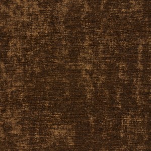 A0150A Brown Solid Shiny Woven Velvet Upholstery Fabric By The Yard