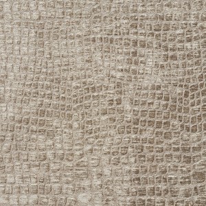Platinum Textured Alligator Shiny Woven Velvet Upholstery Fabric By The Yard