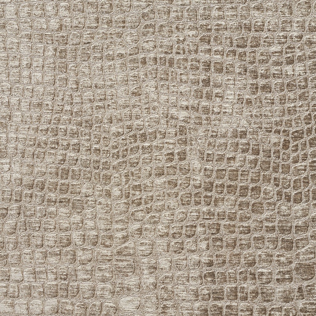 Platinum Textured Alligator Shiny Woven Velvet Upholstery Fabric By The Yard 1