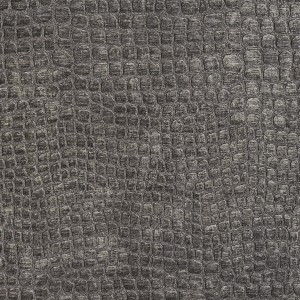 Dark Grey Textured Alligator Shiny Woven Velvet Upholstery Fabric By The Yard