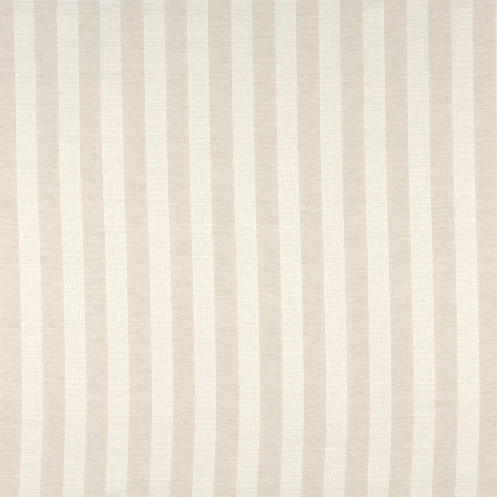 Beige And Off White Two Toned Striped Upholstery Fabric By The Yard 1