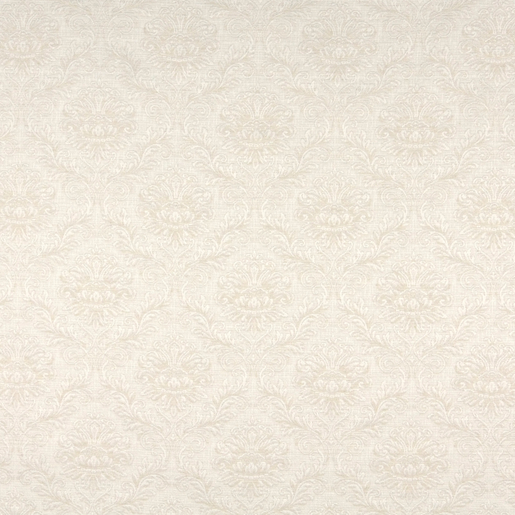 Beige And Off White Flowers And Leaves Upholstery Fabric By The Yard 1