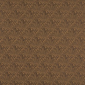 Brown Two Toned Fan Upholstery Fabric By The Yard