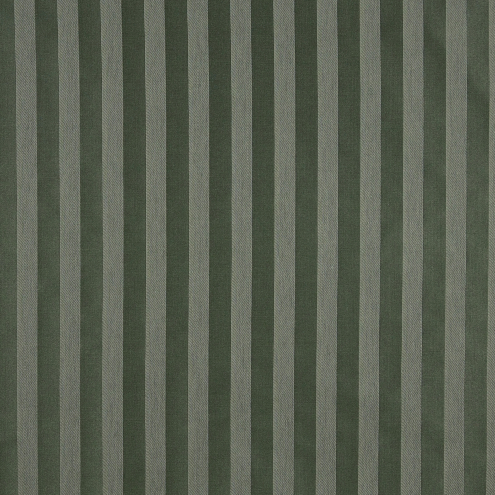 Forest Green And Light Green Two Toned Stripe Upholstery Fabric By The Yard 1
