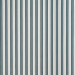 Navy, Ticking Striped Indoor Outdoor Upholstery Fabric By The Yard