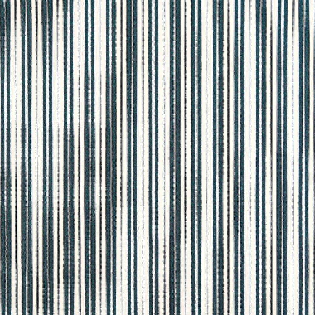 Navy, Ticking Striped Indoor Outdoor Upholstery Fabric By The Yard 1