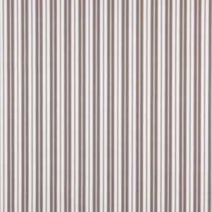 Grey, Ticking Striped Indoor Outdoor Upholstery Fabric By The Yard