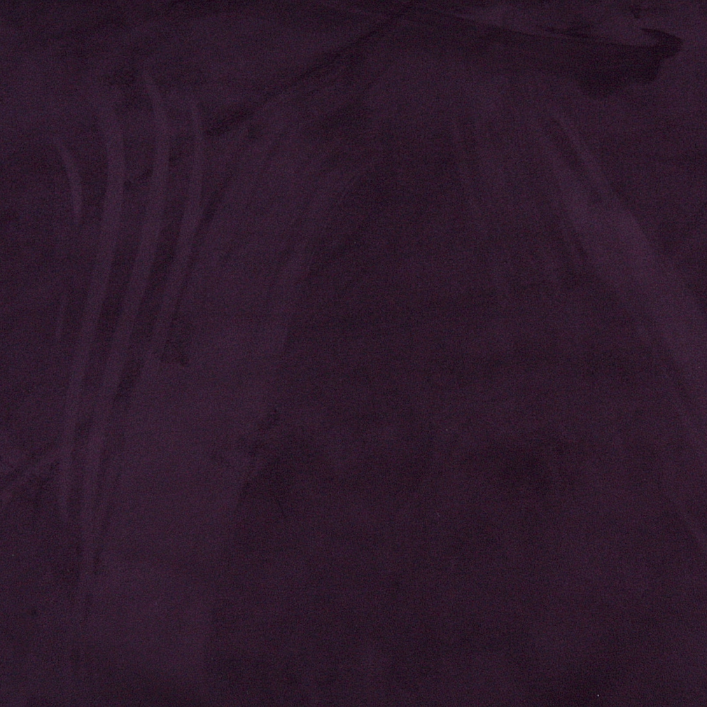 Dark Purple, Microsuede Upholstery Fabric By The Yard 1