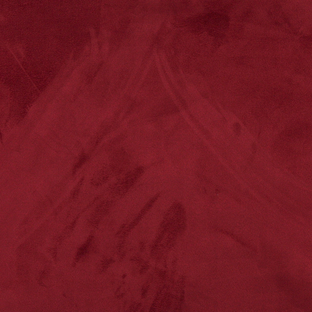 Burgundy Red, Microsuede Upholstery Fabric By The Yard 1