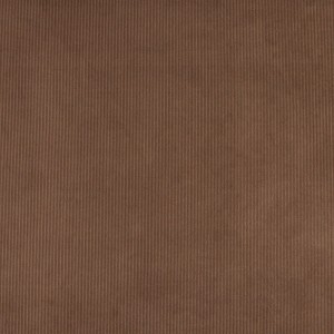 Brown Thin Solid Corduroy Striped Upholstery Velvet Fabric