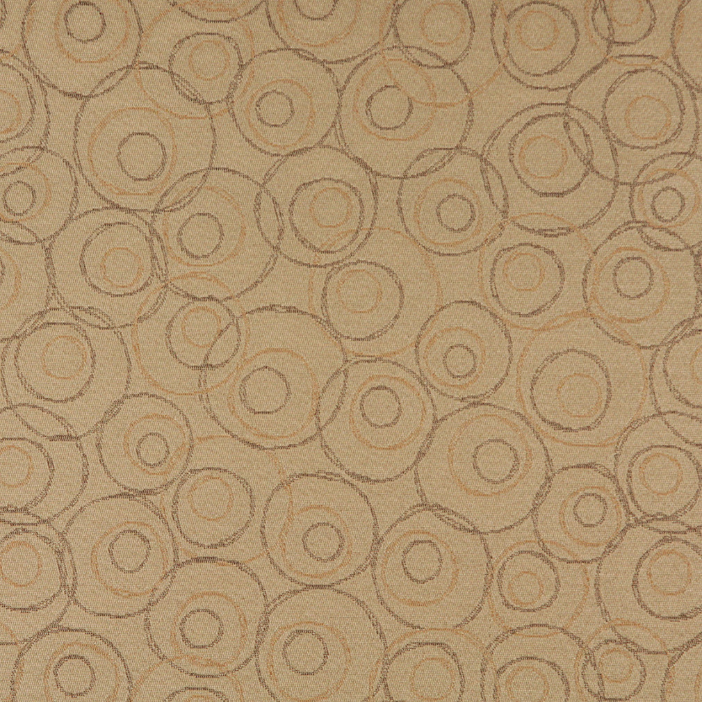 Beige, Brown And Gold Contract Upholstery Fabric By The Yard 1