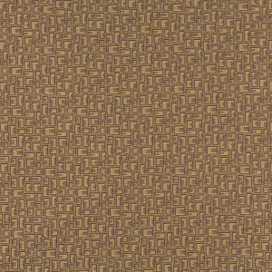 Beige And Brown, Geometric Rectangles, Contract Upholstery Fabric By The Yard