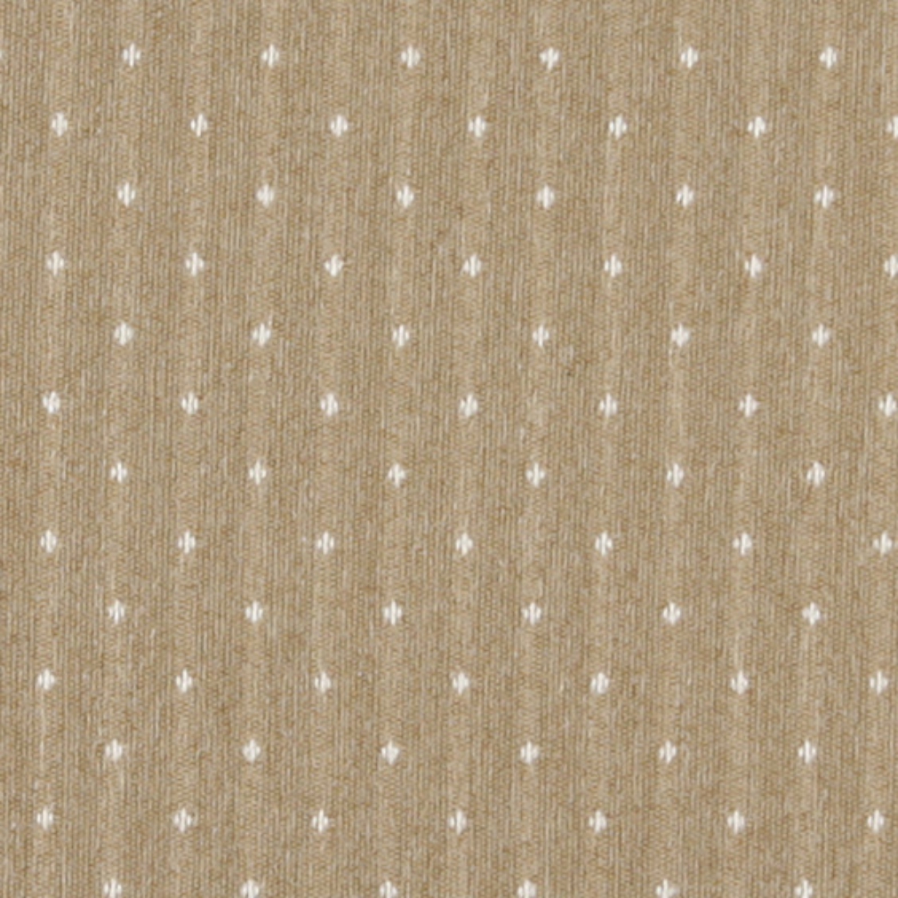 Gold And Ivory, Dotted Country Upholstery Fabric By The Yard 1