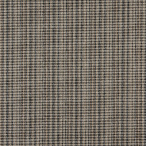 Brown, Dark Blue And Beige, Small Plaid Country Upholstery Fabric By The Yard
