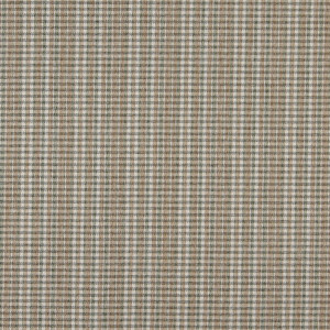 Light Brown, Green And Ivory, Small Plaid Country Upholstery Fabric By The Yard