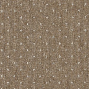 Light Brown And Beige, Dotted Country Upholstery Fabric By The Yard