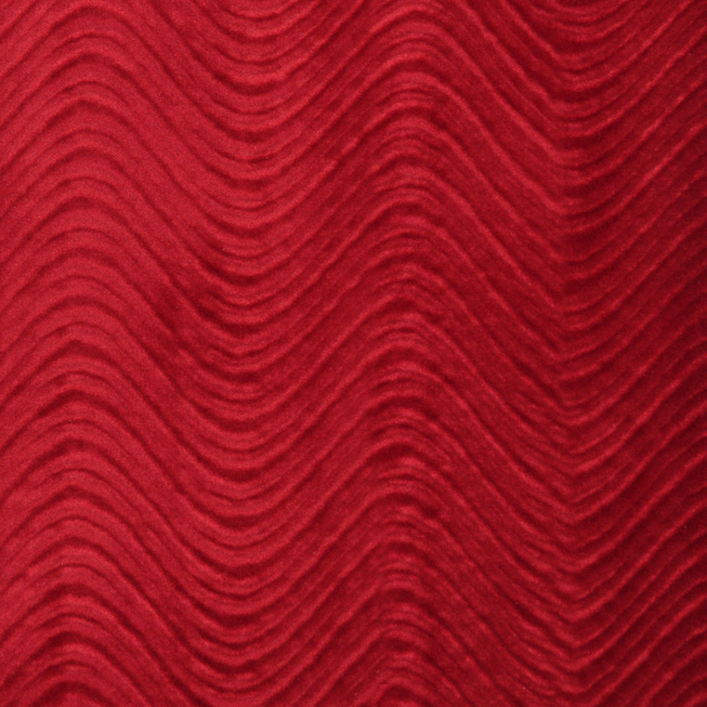 Burgundy, Classic Swirl Upholstery Velvet Fabric By The Yard 1