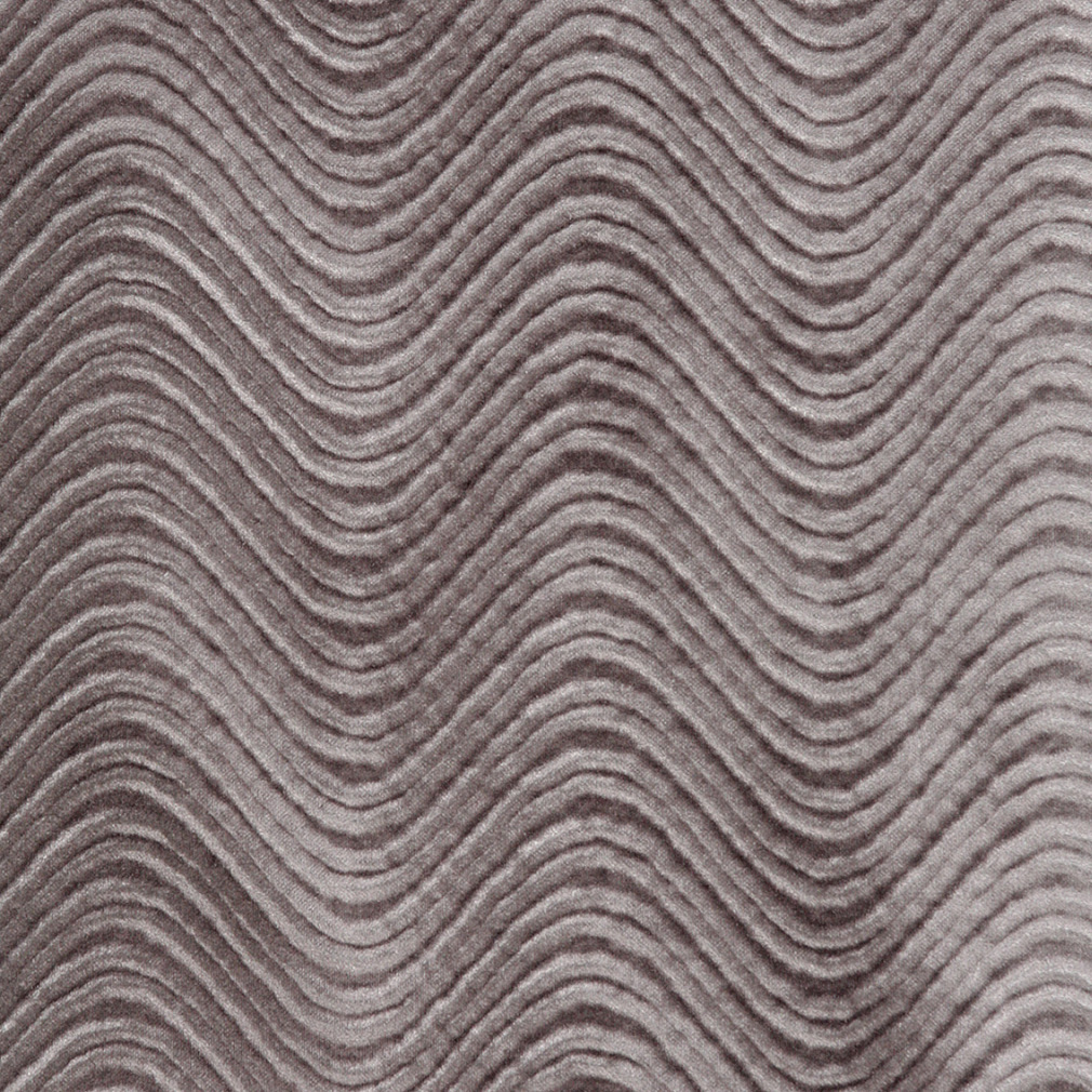 Grey, Classic Swirl Upholstery Velvet Fabric By The Yard 1