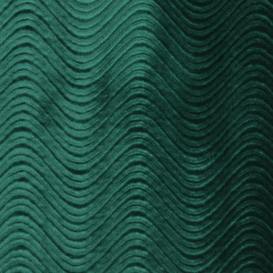 Green, Classic Swirl Upholstery Velvet Fabric By The Yard