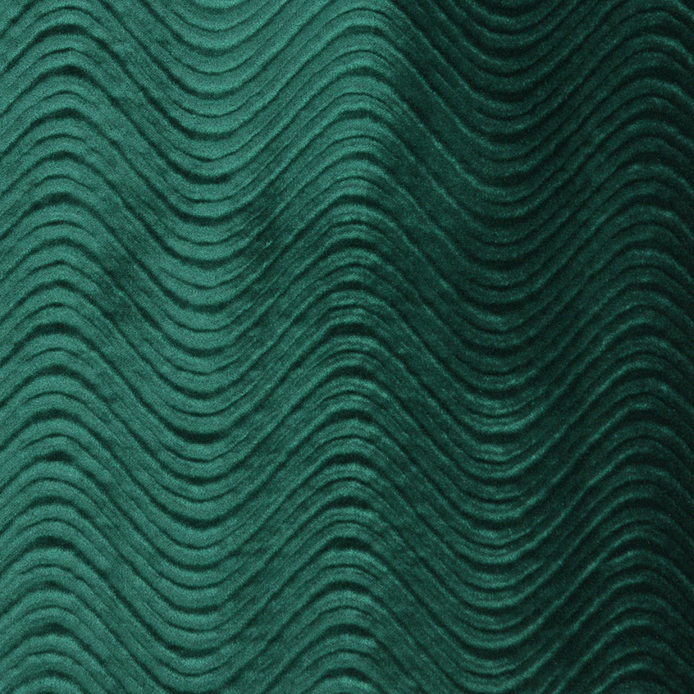 Green, Classic Swirl Upholstery Velvet Fabric By The Yard 1