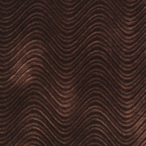 C849 Brown, Classic Swirl Upholstery Velvet Fabric By The Yard