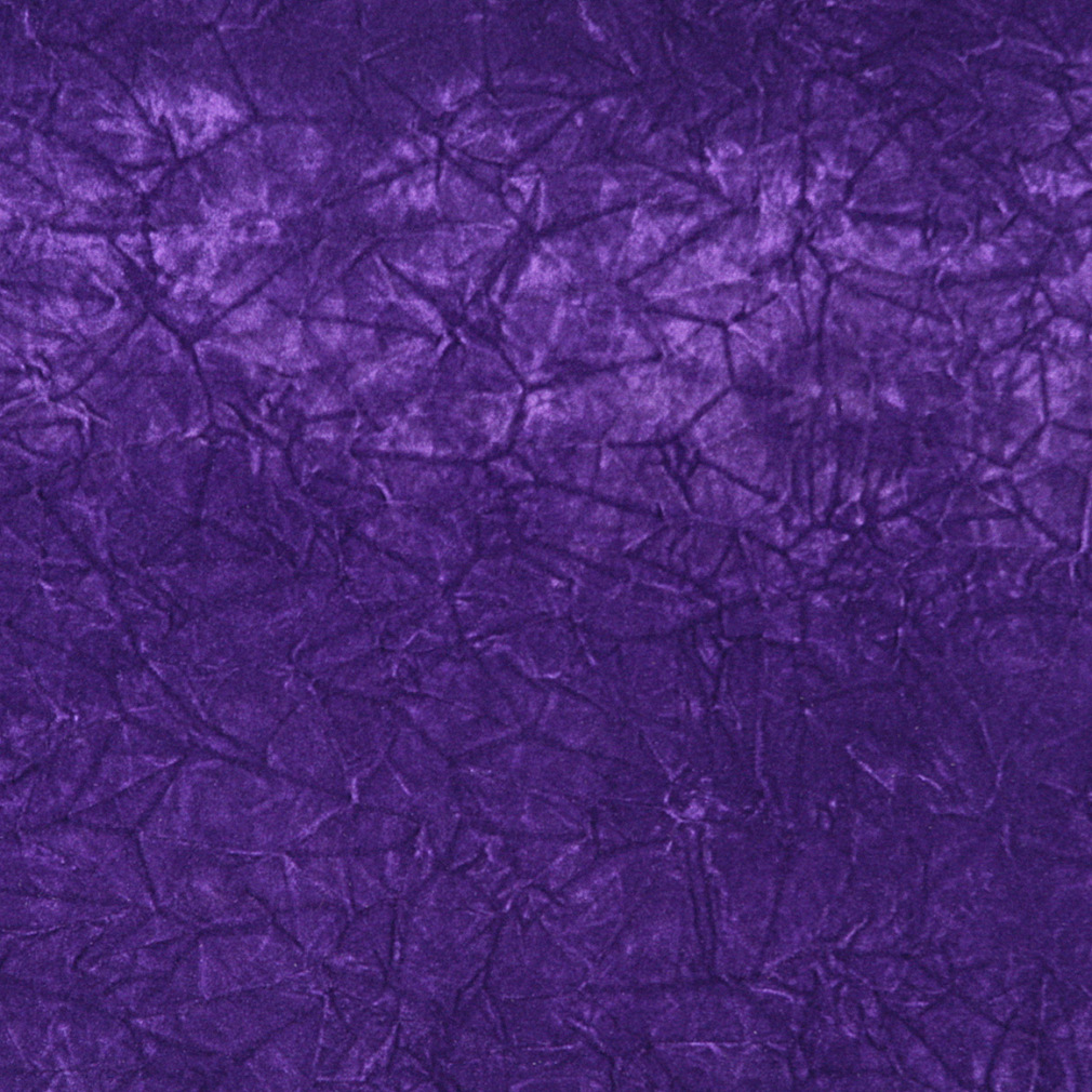 Purple Classic Crushed Velvet Upholstery Fabric By The Yard 1