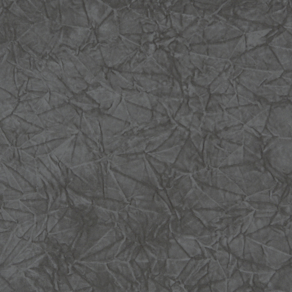Grey Classic Crushed Velvet Upholstery Fabric By The Yard 1
