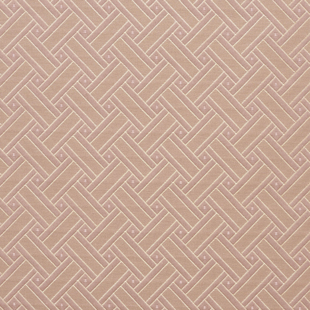 Gold And Pink, Lattice Brocade Upholstery Fabric By The Yard 1