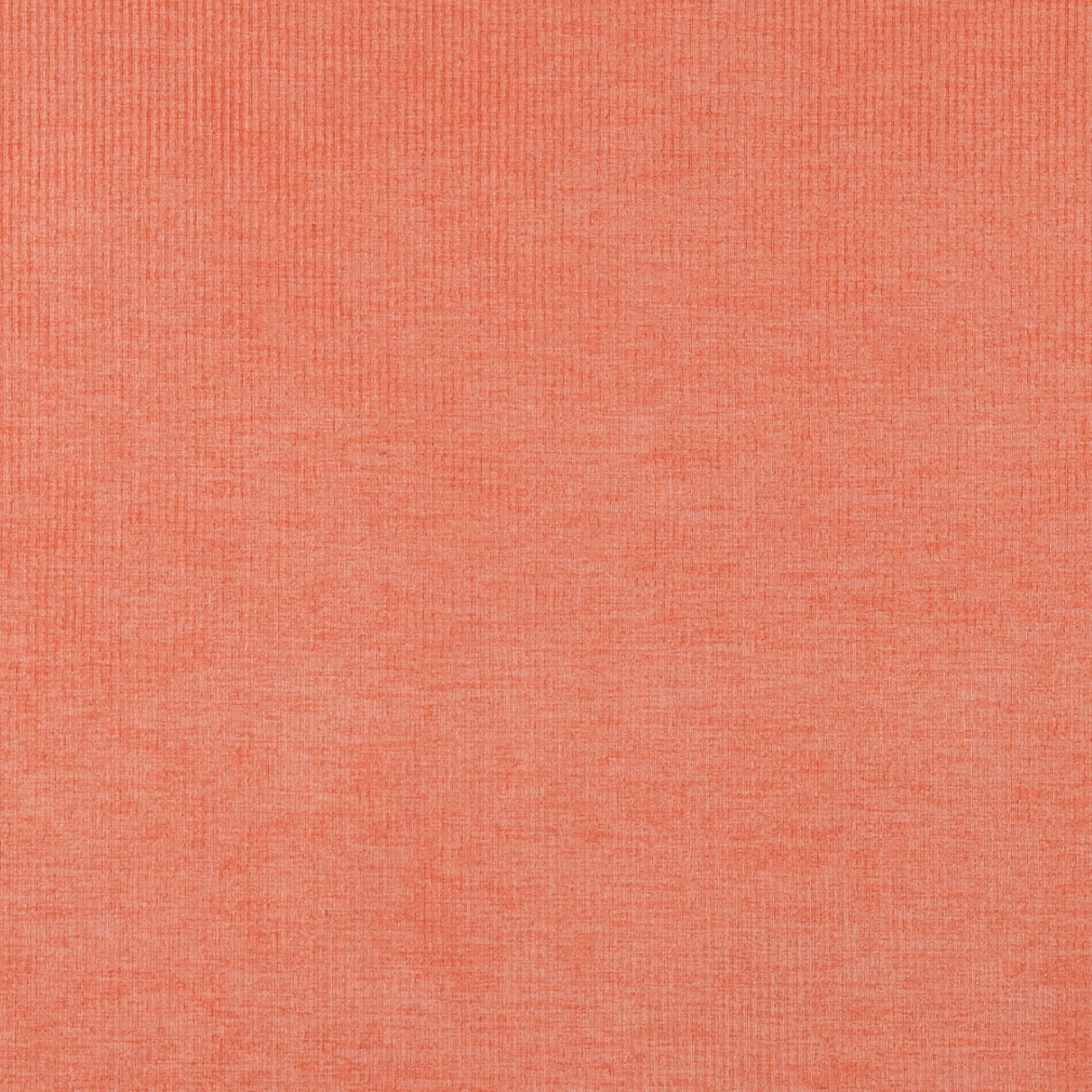 Orange, Striped Woven Velvet Upholstery Fabric By The Yard 1