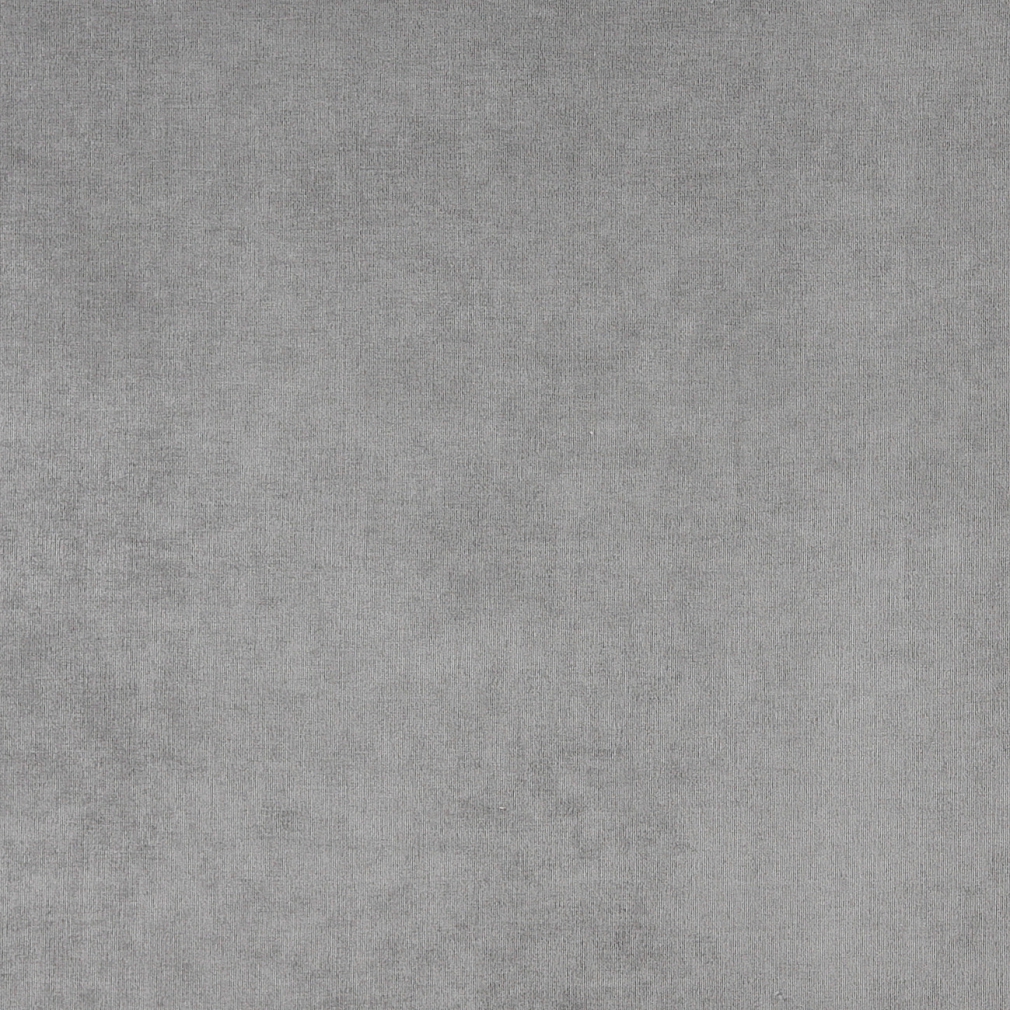 Grey, Solid Woven Velvet Upholstery Fabric By The Yard 1