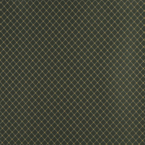 Hunter Green And Gold Diamond Jacquard Woven Upholstery Fabric By The Yard