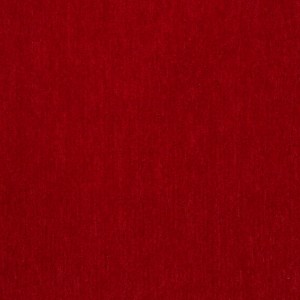 Red Solid Soft Chenille Upholstery Fabric By The Yard