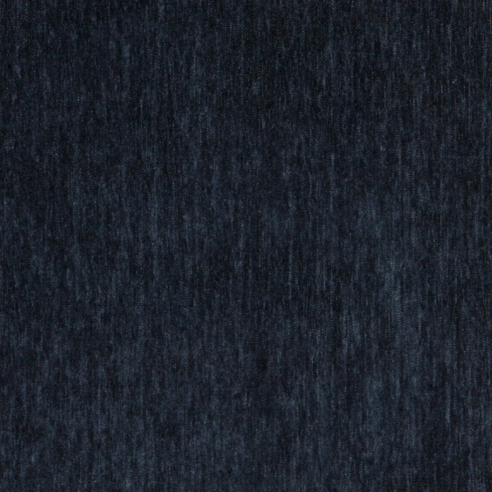 Deep Blue Solid Soft Chenille Upholstery Fabric By The Yard 1