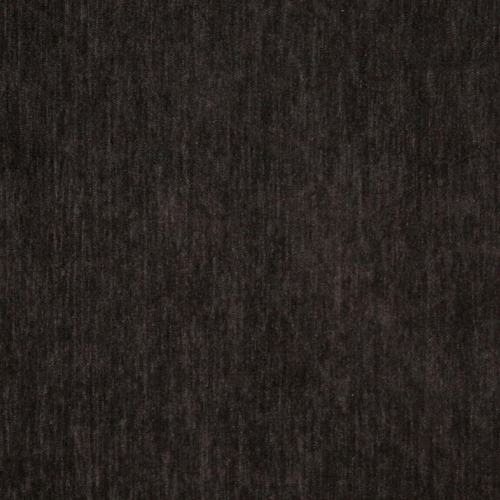 Charcoal Solid Soft Chenille Upholstery Fabric By The Yard 1