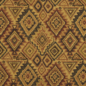 E101 Southwestern, Navajo, Lodge Style Upholstery Grade Fabric By The Yard