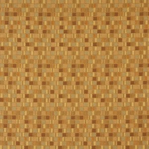 Gold Small Scale Geometric Boxes Contract Grade Upholstery Fabric By The Yard