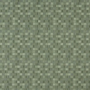 Green Small Scale Geometric Boxes Contract Grade Upholstery Fabric By The Yard