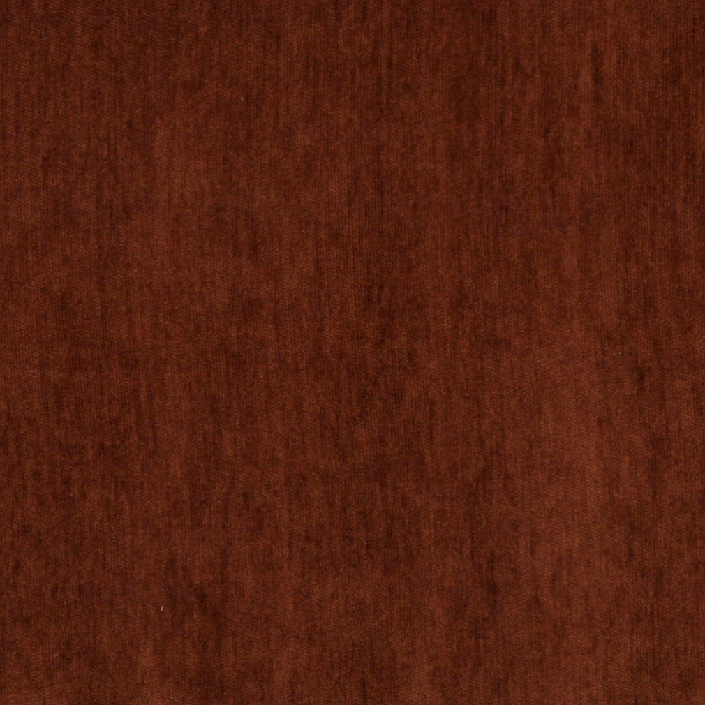Sienna Brown Solid Soft Chenille Upholstery Fabric By The Yard 1