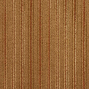 E649 Striped Green, Brown And Gold Damask Upholstery Fabric By The Yard