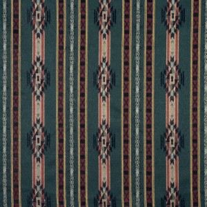 F380 Striped Southwestern Navajo Lodge Style Upholstery Grade Fabric By The Yard