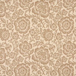 F401 Beige And Tan Floral Matelasse Reversible Upholstery Fabric By The Yard
