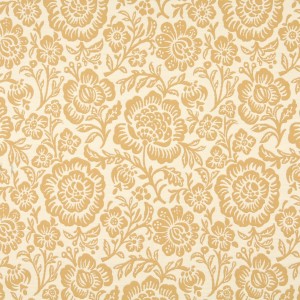 F406 Gold And Beige Floral Matelasse Reversible Upholstery Fabric By The Yard