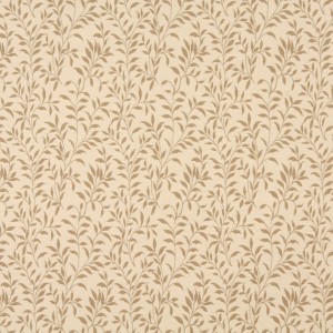 F411 Beige And Tan Floral Matelasse Reversible Upholstery Fabric By The Yard