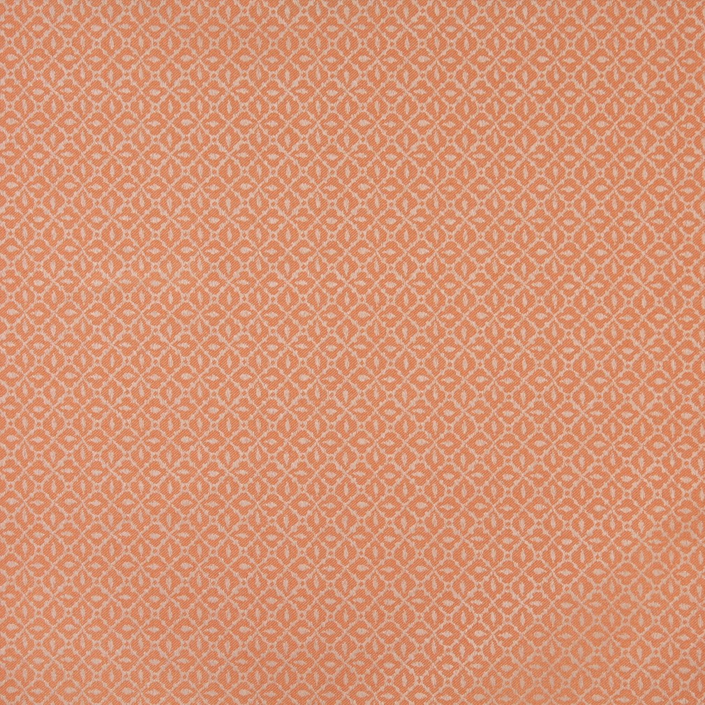 Orange, Diamond Outdoor Indoor Woven Fabric By The Yard 1