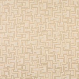 Beige, Geometric Outdoor Indoor Woven Fabric By The Yard