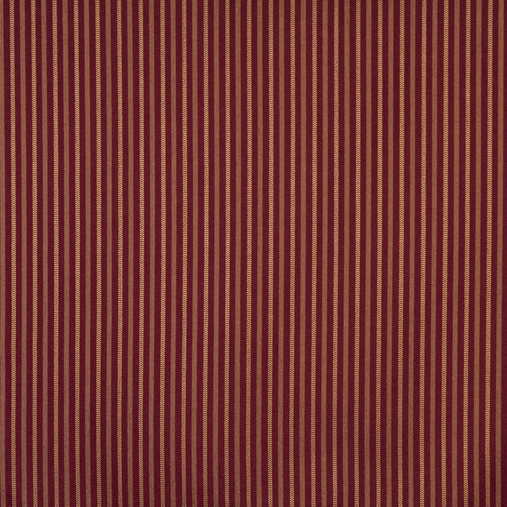 Burgundy Red, Striped Crypton Contract Grade Upholstery Fabric By The Yard 1