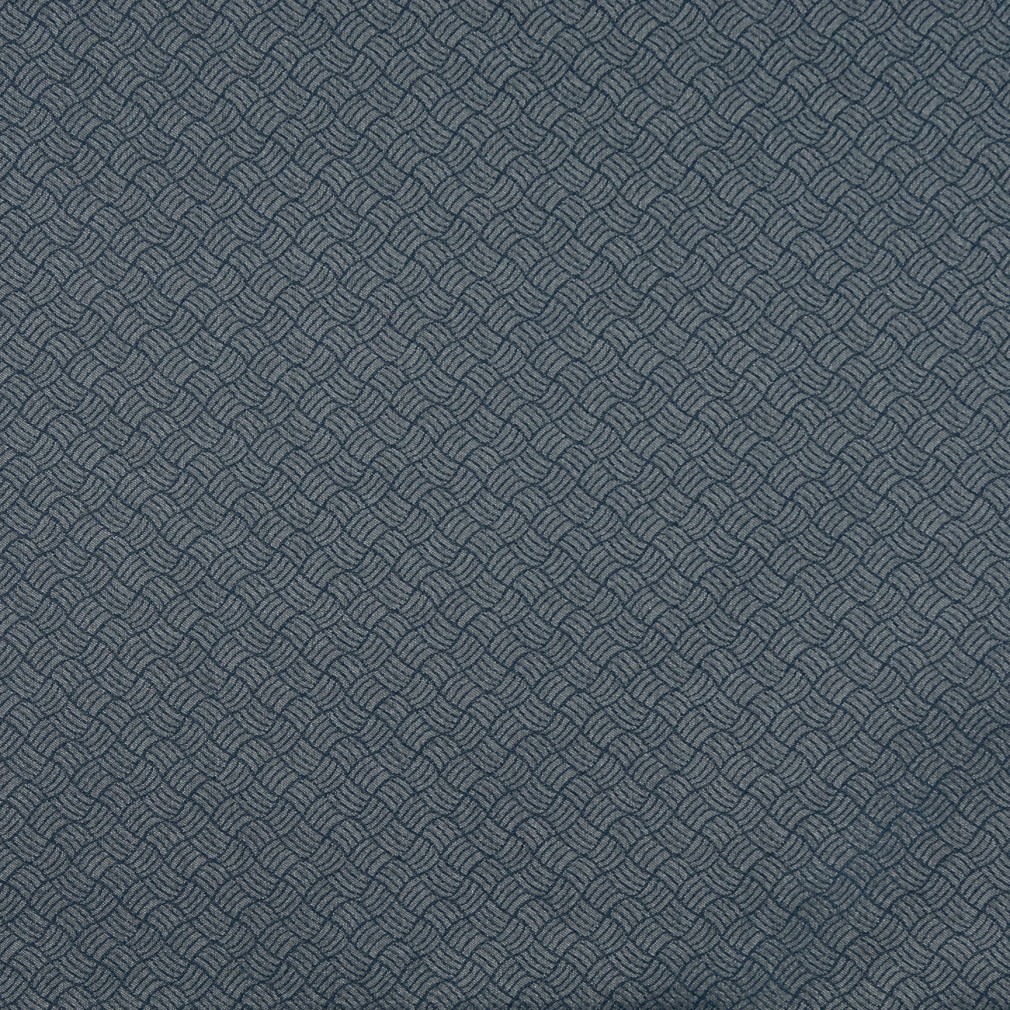 Navy Blue, Geometric Crypton Contract Grade Upholstery Fabric By The Yard 1